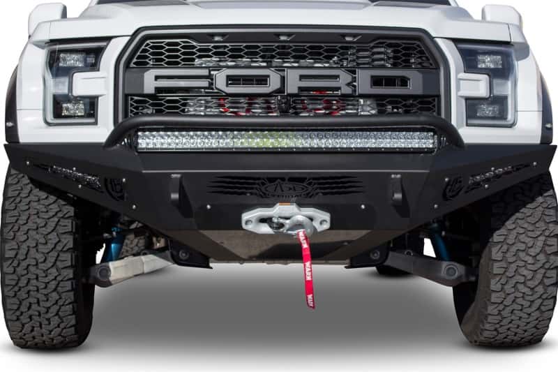 Addictive Desert Designs — Addictive Desert Designs 17-18 Ford F-150 Raptor HoneyBadger Front Bumper w/ Winch Mount
Bumper- Front
Bumpers - view 16