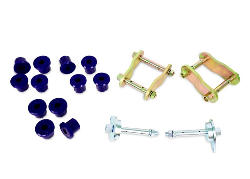 Superpro — SuperPro 97-07 Toyota Land Cruiser Greaseable Leaf Spring and Shackle Bushing Kit- (Rear) - view 3