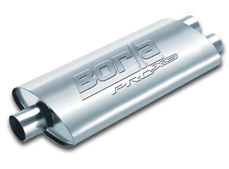 Borla — Borla Pro-XS 3in, 2-1/2in, 19in x 9-1/2in x 4in Oval Cen/Dual Turbo XL Muffler
ProXS Muffler
Muffler - view 1