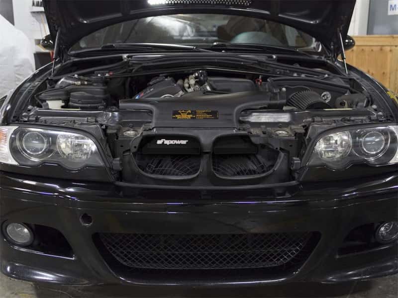 aFe — aFe MagnumFORCE Intakes Scoops AIS BMW 3-Series/ M3 (E46) 01-06 L6 - Black
Dynamic Air Scoop
AirIntScoop - view 3