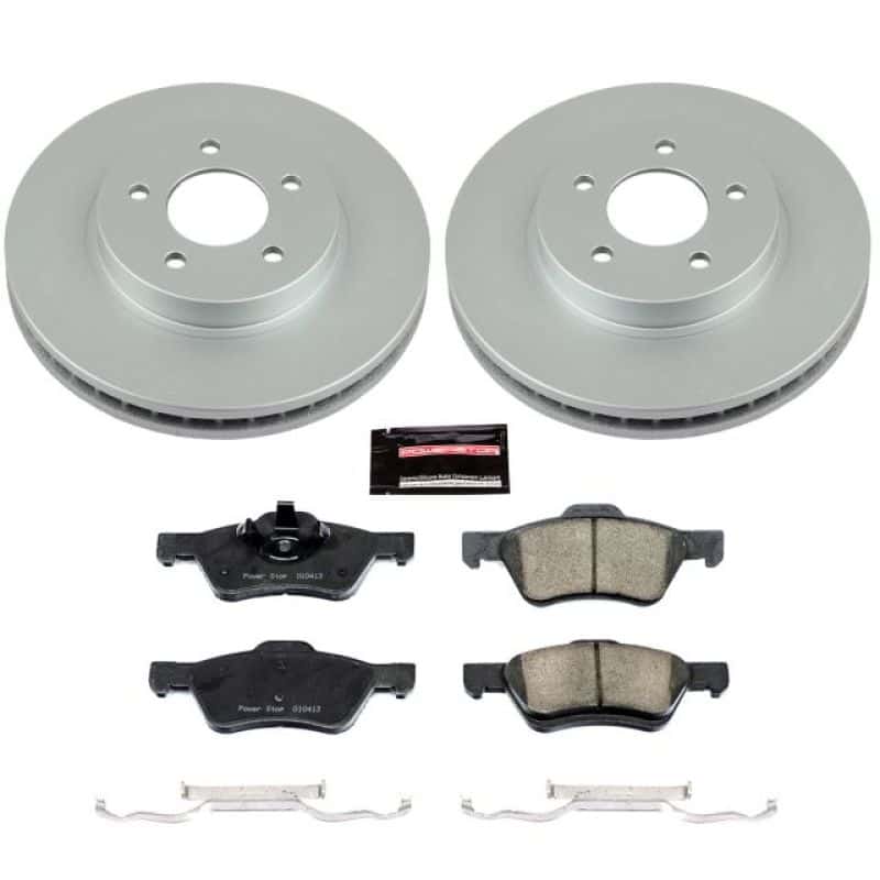 PowerStop — Power Stop 08-10 Ford Escape Front Z17 Evolution Geomet Coated Brake Kit - view 1