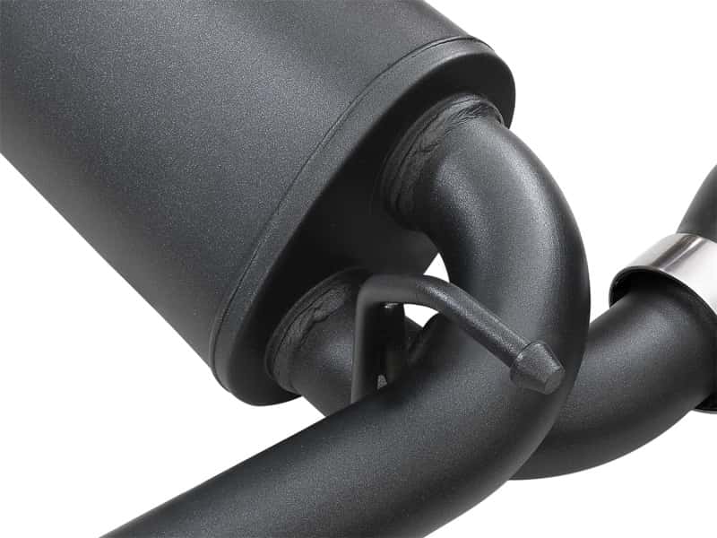 aFe — aFe Rebel Series 2.5in 409 SS Axle-Back Exhaust w/ Black Tips 2018+ Jeep Wrangler (JL) V6 3.6L
Axle-Back Exhaust - view 3