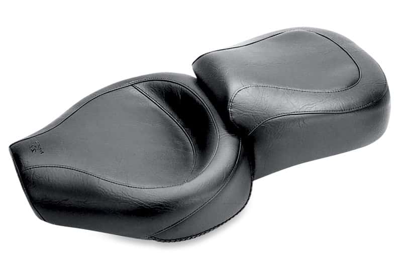 Mustang Motorcycle — Mustang 82-03 Harley Sportster Wide Touring 1PC Seat - Black - view 1