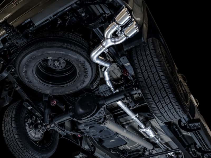 AWE Tuning — AWE Tuning 4th Gen GM 1500 5.3L 0FG Catback Dual Side Exit (Flat Bumper) - Chrome Tips
0FG Catback - view 7