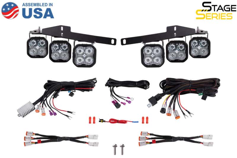 Diode Dynamics — Diode Dynamics 17-20 Ford Raptor SS3 LED Fog Light Kit - White Sport - view 7