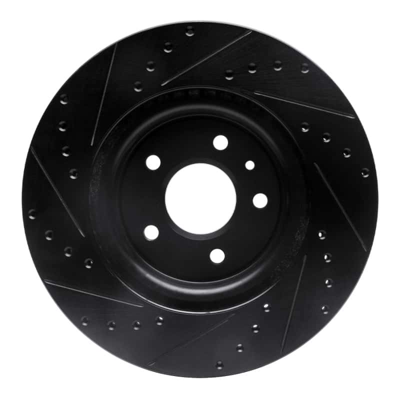 R1 Concepts — R1 09-10 Ford Taurus (Excl SHO) Front Right Drilled & Slotted Black Brake Rotor
R1 Brake Rotor Drill - view 5