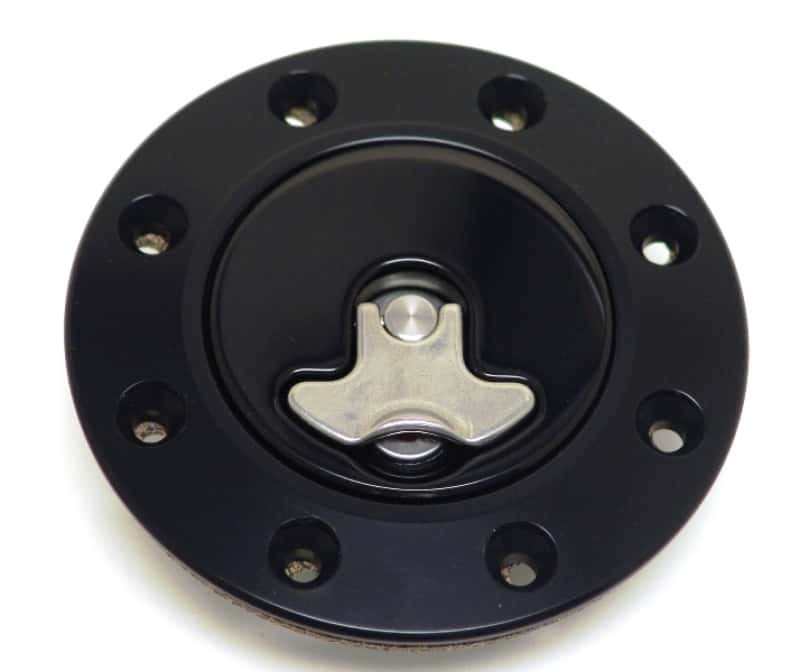 Ridetech — Ridetech 66-67 Chevy Nova Locking Gas Cap (Black Anodized)
Gas Cap Black 62-67 - view 1