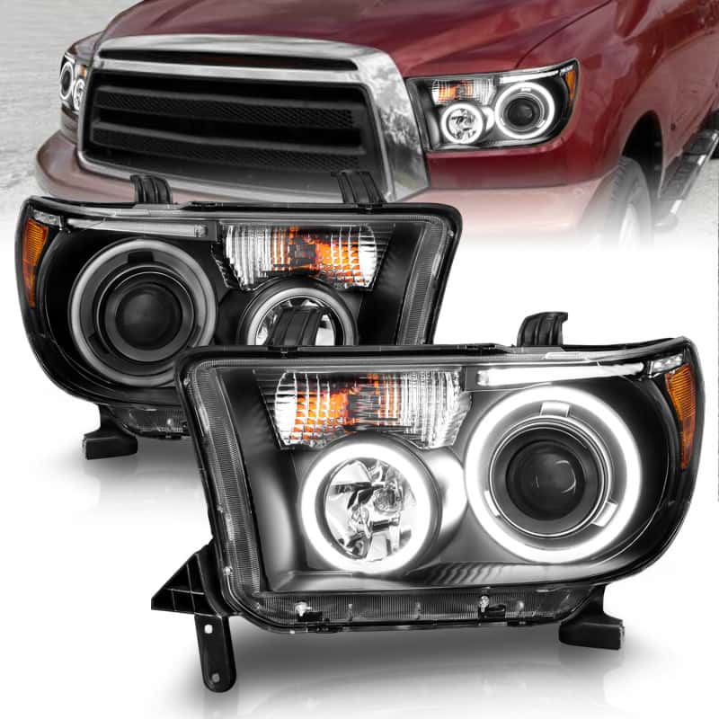 ANZO — ANZO 2007-2013 Toyota Tundra Projector Headlights w/ Halo Black (CCFL)
Head Light Set
HdLtSet - view 8