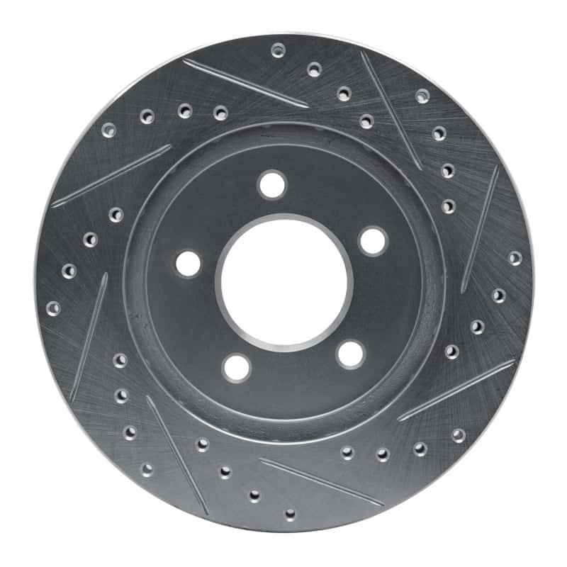 R1 Concepts — R1 91-02 Chrysler Grand Voyager Front Left Drilled & Slotted Silver Brake Rotor
R1 Brake Rotor Drill - view 5
