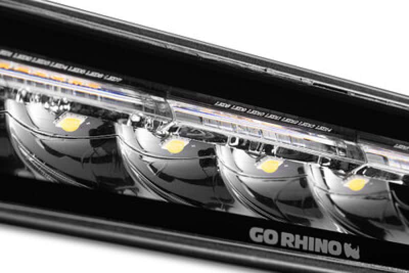 Go Rhino — Go Rhino Xplor Blackout Combo Series Sixline LED Spot Lights w/Amber (Surface Mount) - Blk (Pair)
BLK-  SixLineW/Amber - view 4