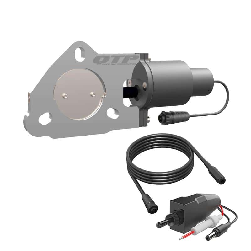 QTP — QTP 2.5in Bolt-On QTEC Electric Cutout Valve - Single - view 5