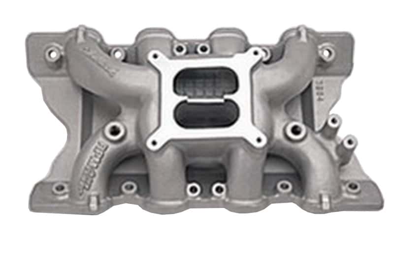 Edelbrock — Edelbrock Polished 351C Ford 2V RPM Air Gap
MANIFOLD - view 2