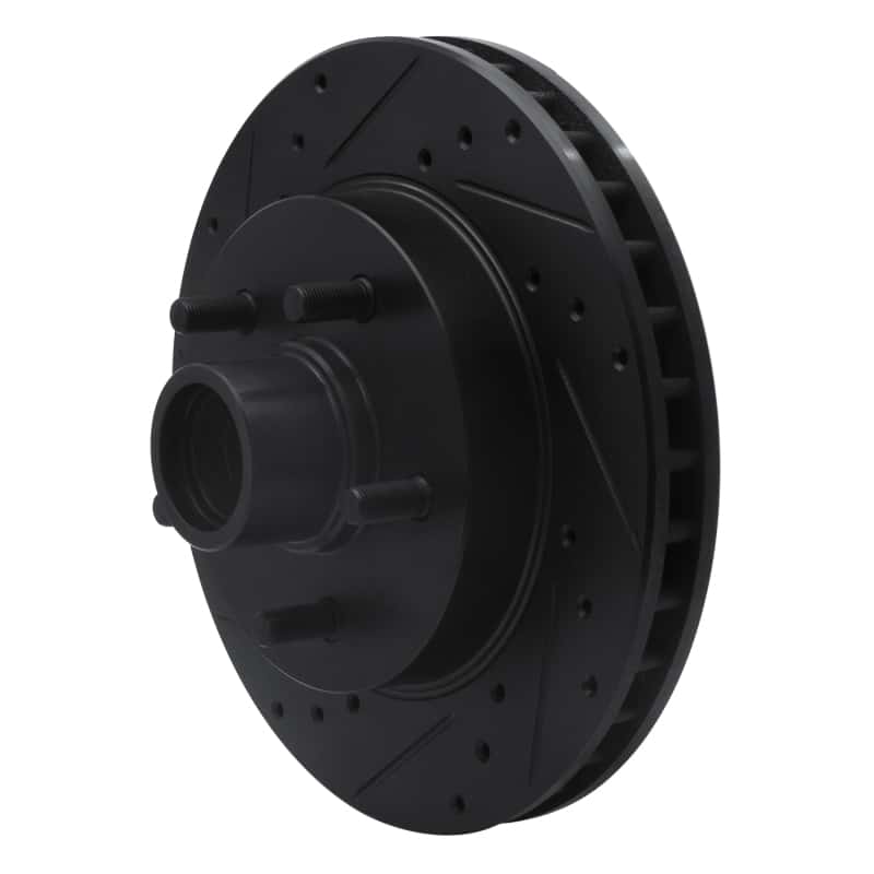 R1 Concepts — R1 88-94 Chevrolet C1500 Front Left Drilled & Slotted Black Brake Rotor
R1 Brake Rotor Drill - view 2
