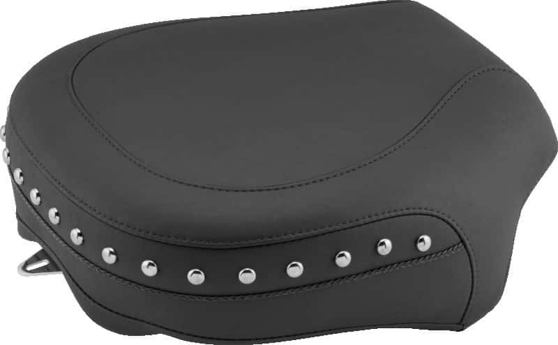 Mustang Motorcycle — Mustang 08-21 Harley Electra Glide,Rd Glide,Rd King,Str Glide Pass Seat(13.5wide)/Studs - Black - view 2