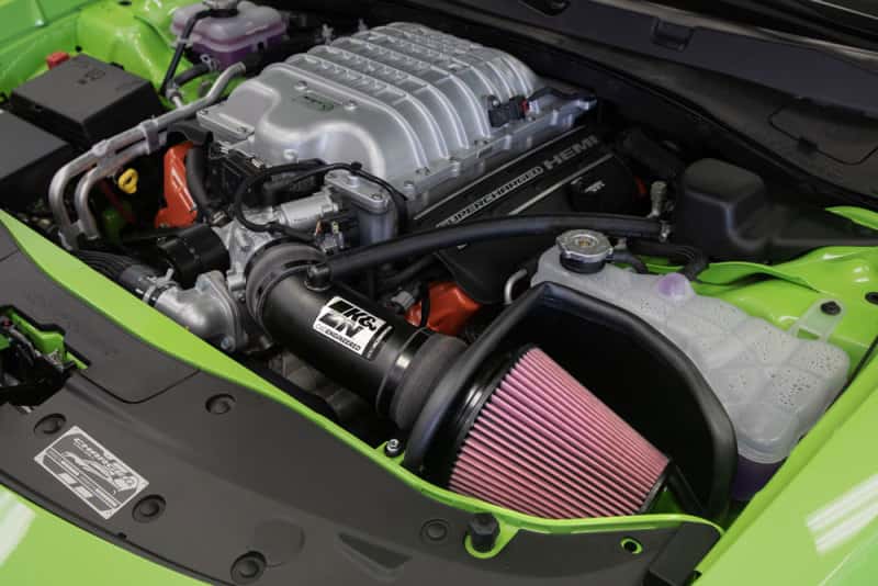 K&N Engineering — K&N 2017 Dodge Challenger Hellcat SC V8-6.2L F/l Typhoon Air Intake
Performance Air Inta
Air Intake System - view 13