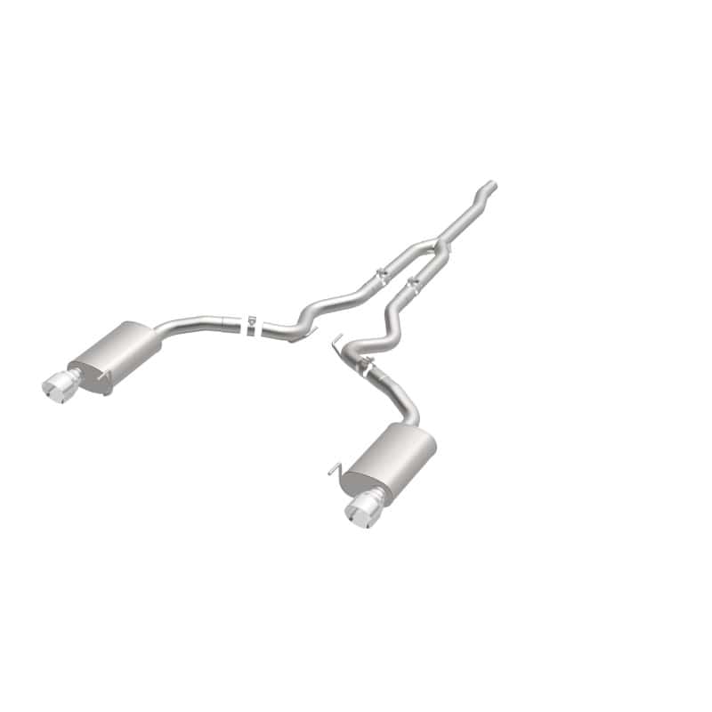 Magnaflow — MagnaFlow Cat Back, SS, 2.5in, Street, Dual Split Polished 4.5in Tips 2015 Ford Mustang Ecoboost
Cat-Back - view 23