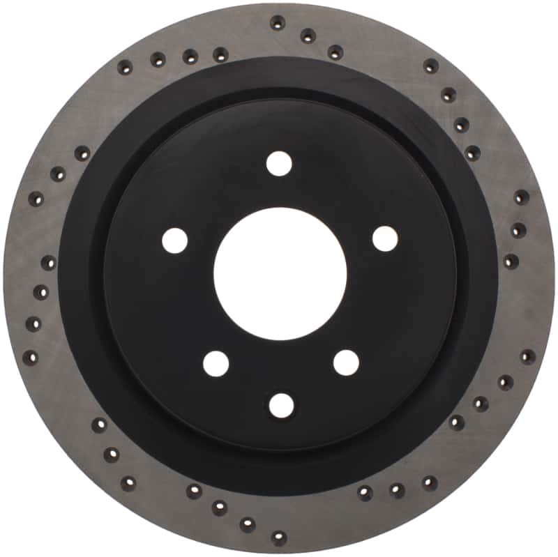 Stoptech — StopTech 08-09 Infiniti EX35 / 05-08 G35 / 09 G37 / 06-09 M35/M45 Drilled Right Rear Rotor
Cross Drilled Rotor
Disc Brake Rotor - view 8
