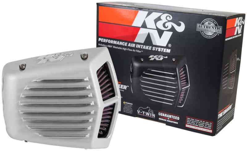 K&N Engineering — K&N Street Metal Intake System - Shaker Touring 2017 Silver Intake System-Harley-Davidson
Air Intake System - view 7