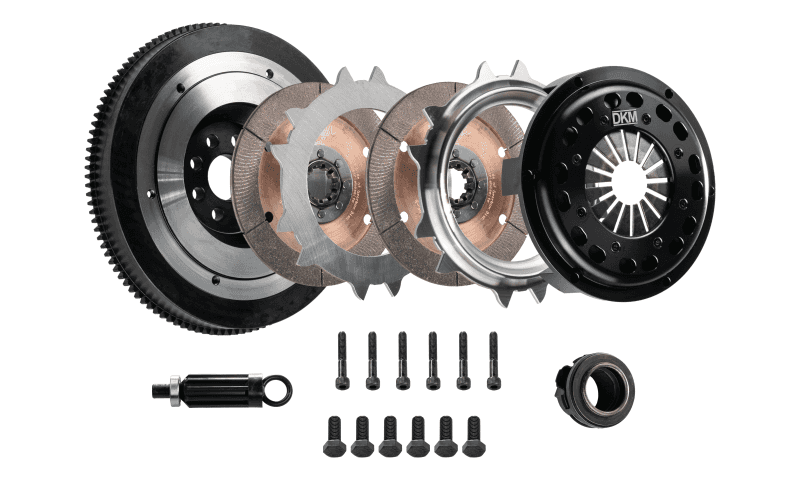 DKM Clutch — DKM Clutch 00-06 BMW M3 184mm Ceramic Twin Disc MR Clutch Kit w/Flywheel (650 ft/lbs Torque)
Clutch Kit - view 2
