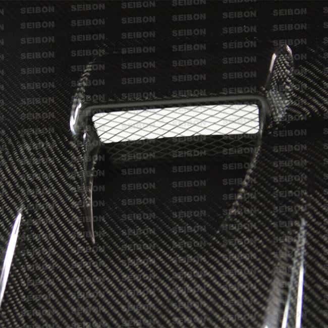 Seibon — Seibon 08-09 Mitsubishi Lancer (CYA4/5A) DV Style Carbon Fiber Hood - view 6