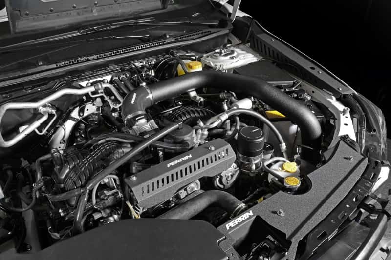 Perrin Performance — PERRIN 22-25 Subaru WRX Front Mount Intercooler Kit (Black Tubes & Silver Core) - view 3