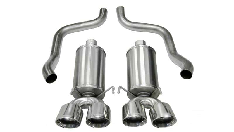 CORSA Performance — Corsa 2009-2013 Chevrolet Corvette C6 6.2L V8 Polished Xtreme Axle-Back Exhaust
Exhaust - view 2