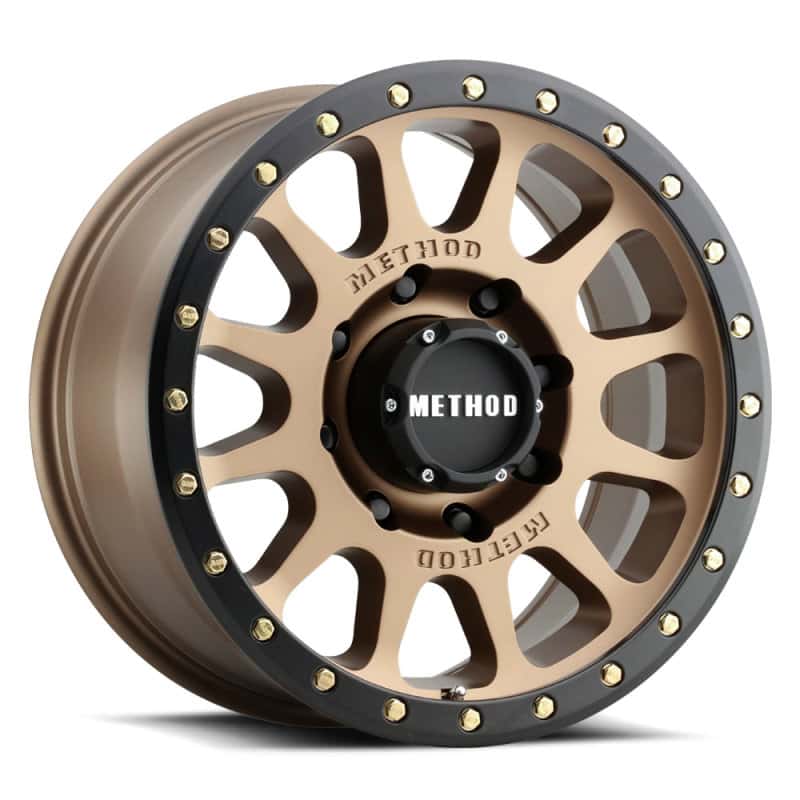 Method Wheels — Method MR305 NV HD 18x9 +18mm Offset 8x6.5 130.81mm CB Method Bronze/Black Street Loc Wheel - view 1
