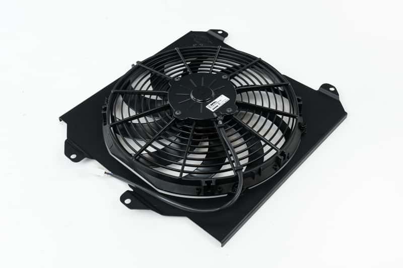 CSF — CSF 92-00 Honda Civic All-Aluminum Fan Shroud w/12in SPAL Fan - Black Finish
CSF Fan & Shroud - view 1