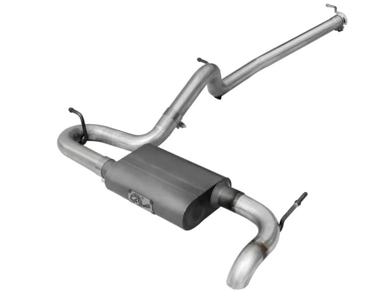 aFe — aFe Scorpion Exhaust System Cat Back 2.5in Aluminized Hi-Tuck 07-18 Jeep Wrangler JK V6 3.6/3.8L
Cat-Back Exhaust - view 1