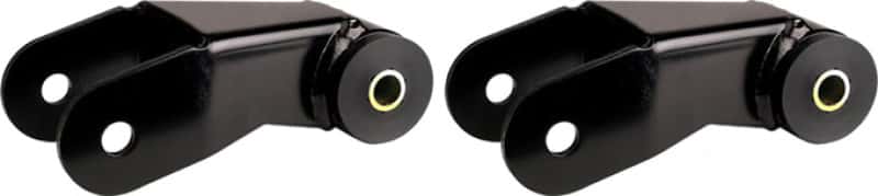 RockJock — RockJock XJ Cherokee Boomerang Leaf Spring Shackles 5in w/ Urethane Bushings and Hardware
LeafSpShclKt - view 2