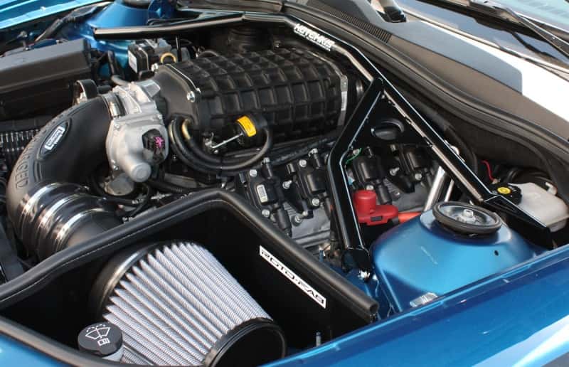 Hotchkis — Hotchkis 10+ Camaro / 11 Camaro Convertible Chassis Max Strut Tower Brace
Front Strut Brace
SuspStrtTowerBrc - view 4