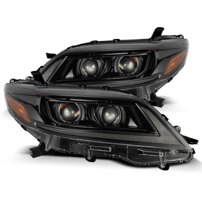 AlphaRex — AlphaRex 11-21 Toyota Sienna LUXX LED Proj Headlights Plank Style Alpha Black w/Seq Signal/DRL
Projector Headlights - view 1