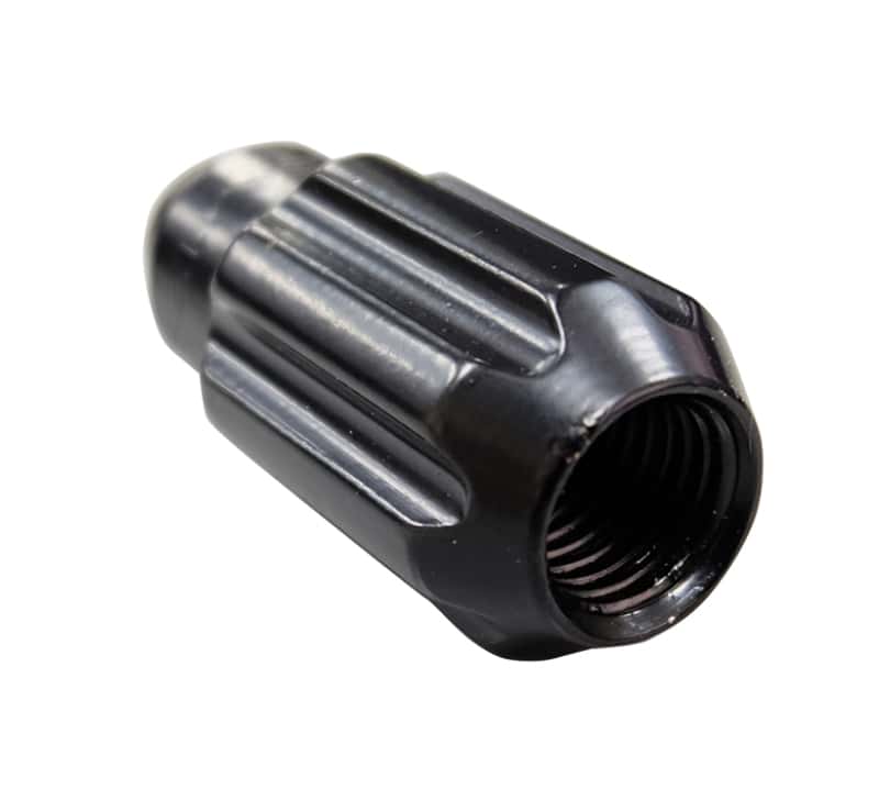 NRG — NRG 500 Series M12 X 1.5 Bullet Shape Steel Lug Nut Set - 21 Pc w/Lock Key - Black - view 9