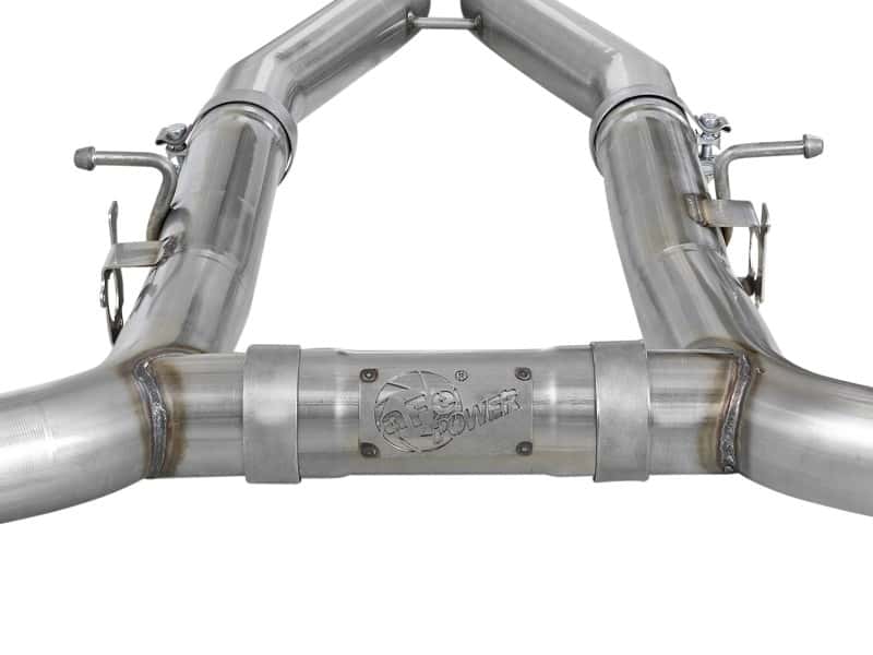 aFe — aFe MACH Force-Xp 3in 304 SS Cat-Back Exhaust 15-20 Dodge Charger Hellcat V8-6.2L/6.4L w/o Muffler
Cat-Back Exhaust - view 3