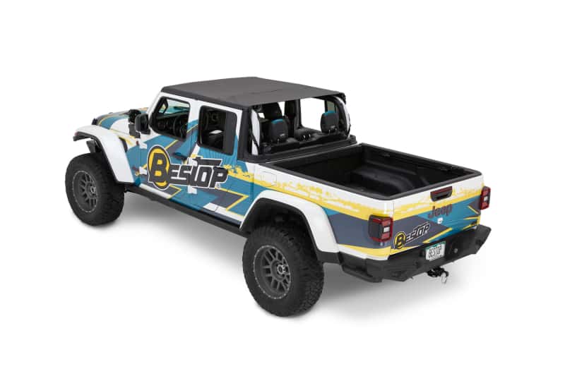 Bestop — Bestop 20-23 Jeep Gladiator Header Safari Cable Style Bikini (Black Diamond)
Safari Cable Bikini - view 1