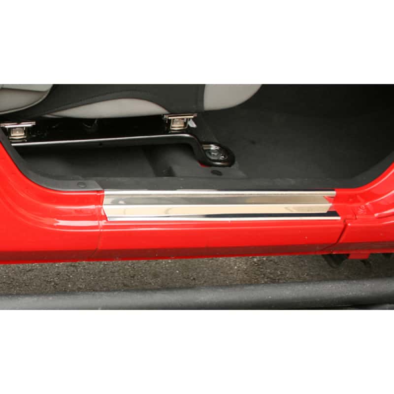 Rugged Ridge — Rugged Ridge 07-18 Jeep Wrangler 2 Door Stainless Steel Door Entry Guards
Door Sill Protector
OFFROAD_INTERIOR - view 2