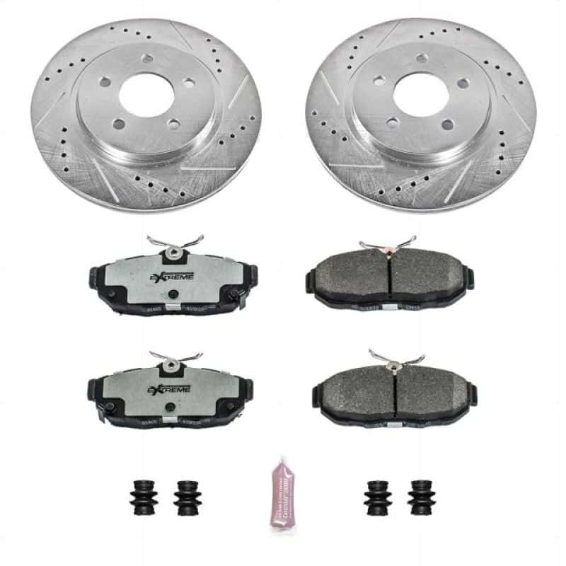 PowerStop — Power Stop 11-14 Ford Mustang Rear Z26 Street Warrior Brake Kit - view 1