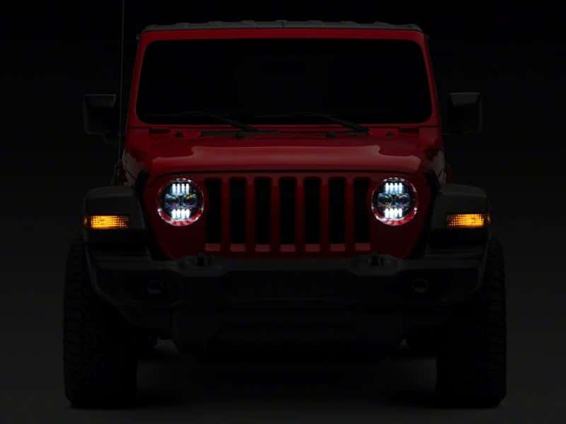 Raxiom — Raxiom 18-23 Jeep Wrangler JL Axial Series 9-In Angel Eye LED Headlights- Blk Housing (Clear Lens)
Headlights - view 17