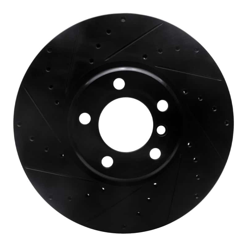 R1 Concepts — R1 12-21 BMW 228I Front Left Drilled & Slotted Black Brake Rotor
R1 Brake Rotor Drill - view 1
