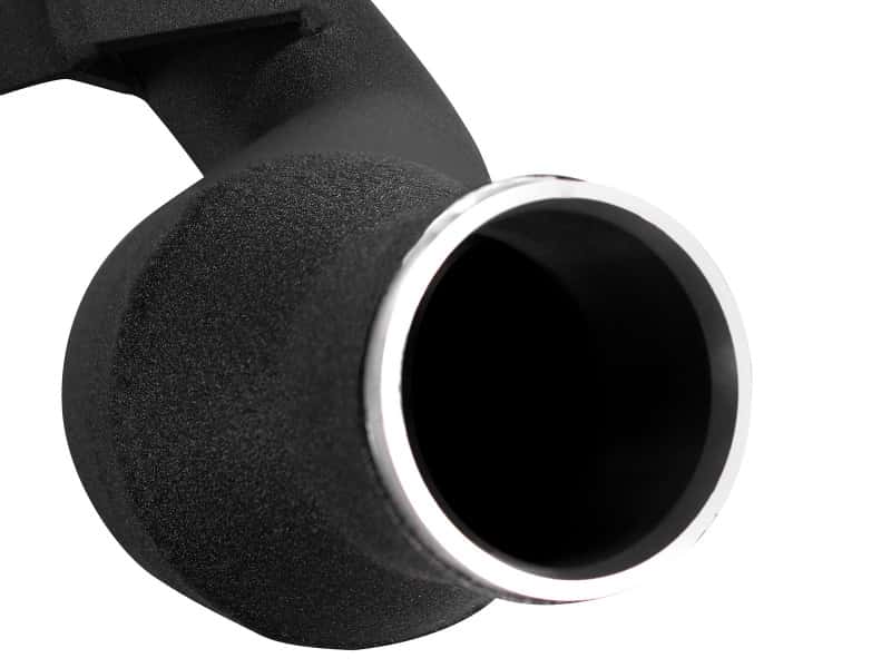 aFe — aFe Bladerunner Intercoolers 3in Black Tube Hot Side w/ Couplings & Clamps 14-15 Ram 1500 V6-3.0L
Hot Charge Pipe - view 4