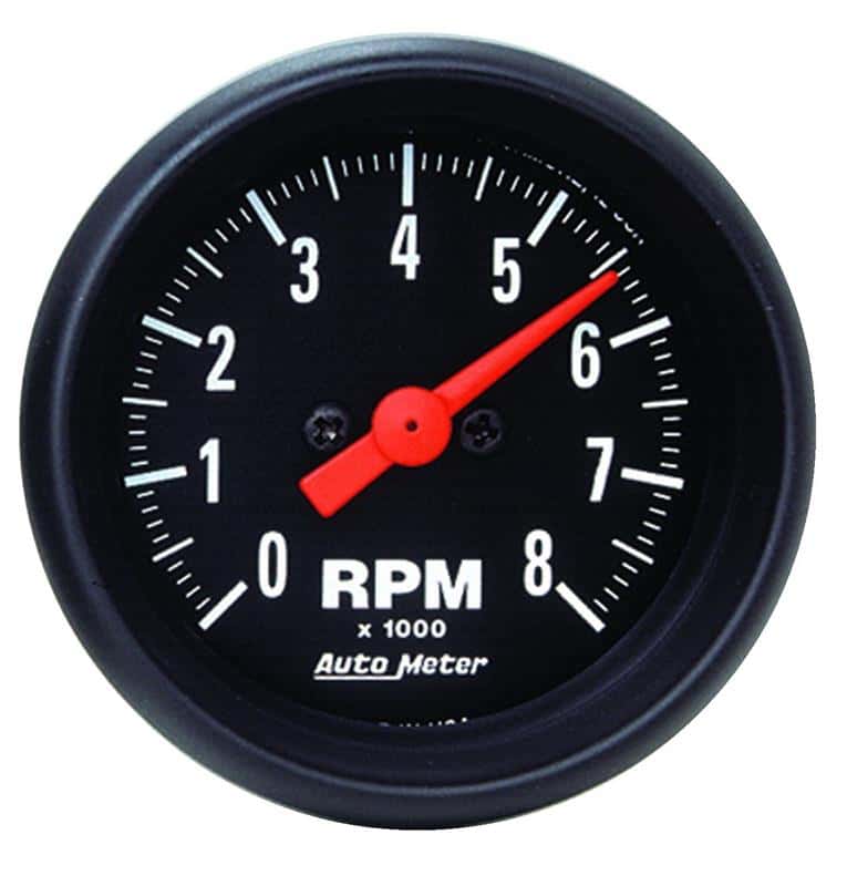 AutoMeter — Autometer Z-Series 52mm 8000RPM Tachometer
2" TACH 8KRPM Z - view 2