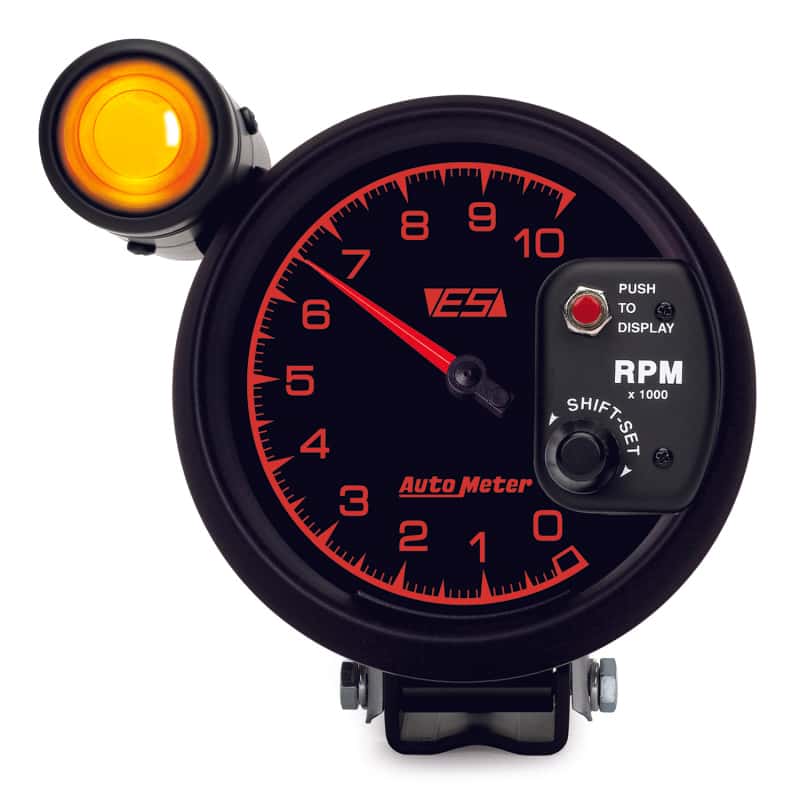 AutoMeter — Autometer ES 5in Pedestal Tachometer 10000 RPM w/ Ext Shift-Lite
GA 5" 10KRPM SL ES - view 2