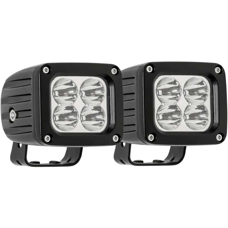 Westin — Westin Quadrant LED Auxiliary Light 3 inch x 2.5 inch Flood w/5W Cree (Set of 2) - Black
Offroad/Racing Lamp - view 1