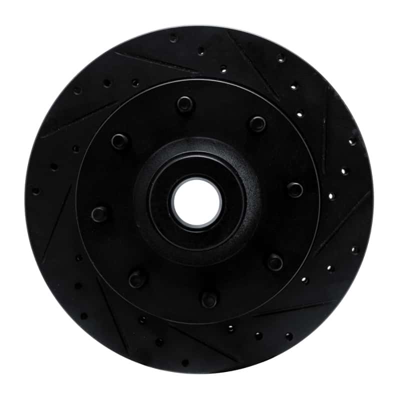 R1 Concepts — R1 78-97 Dodge B200 / B200 Van / B250 Front Right Drilled & Slotted Black Brake Rotor
R1 Brake Rotor Drill - view 1