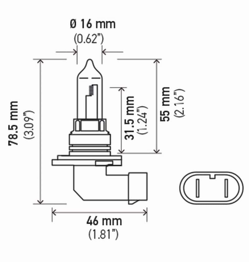 Hella — Hella HB3 9005 12V 100W P2OD T4 High Wattage Bulbs (Pair)
9005 100WTB Hal Bulb - view 6