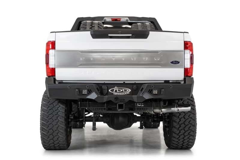 Addictive Desert Designs — Addictive Desert Designs 17-20 Ford Super Duty Bomber HD Rear Bumper w/ Mounts For Cube Lights
Bumper- Rear
Bumpers - view 8