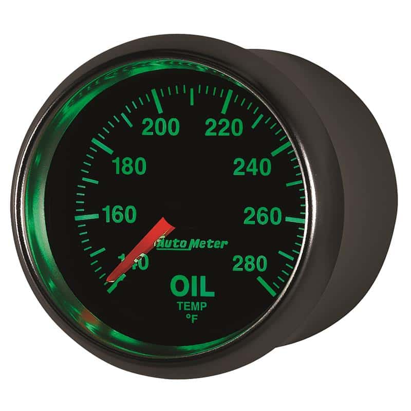 AutoMeter — Autometer GS Series 2-1/16in Oil Temperature Gauge 140-280 Degrees Electric Full Sweep
2-1/16" OIL TEMP, 14 - view 4
