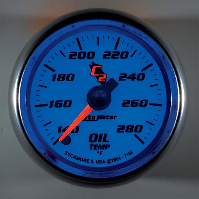 AutoMeter — Autometer C2 52mm 140 - 280 Deg. F Electronic Oil Temp Gauge
GA 2" OILT STEPPR C2 - view 3