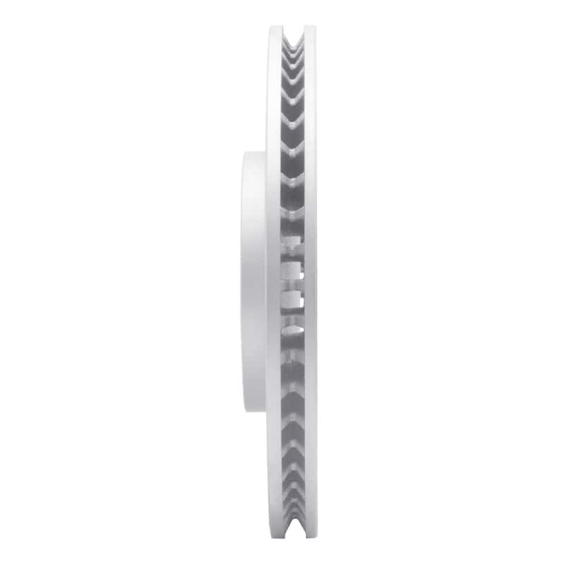 R1 Concepts — R1 11-14 Ford Mustang Front Right Drilled & Slotted Geo-Carbon Rotor - view 3