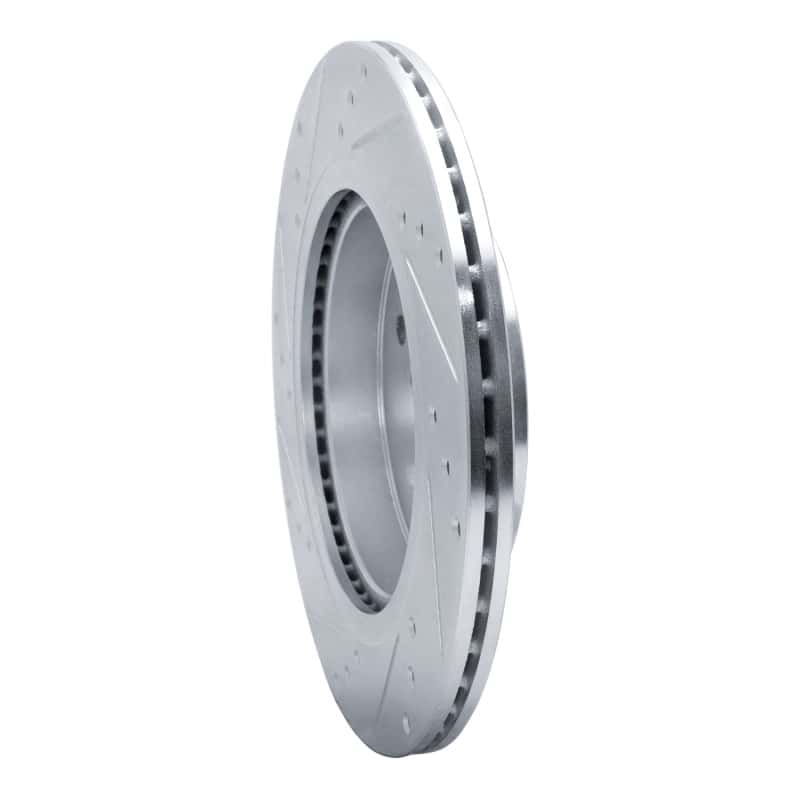 R1 Concepts — R1 2015-2025 Subaru WRX Rear Right Drilled & Slotted Silver Brake Rotor
R1 Brake Rotor Drill - view 4